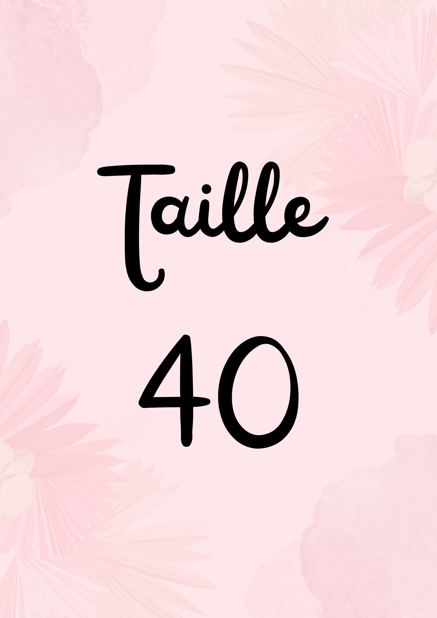 Taille 40