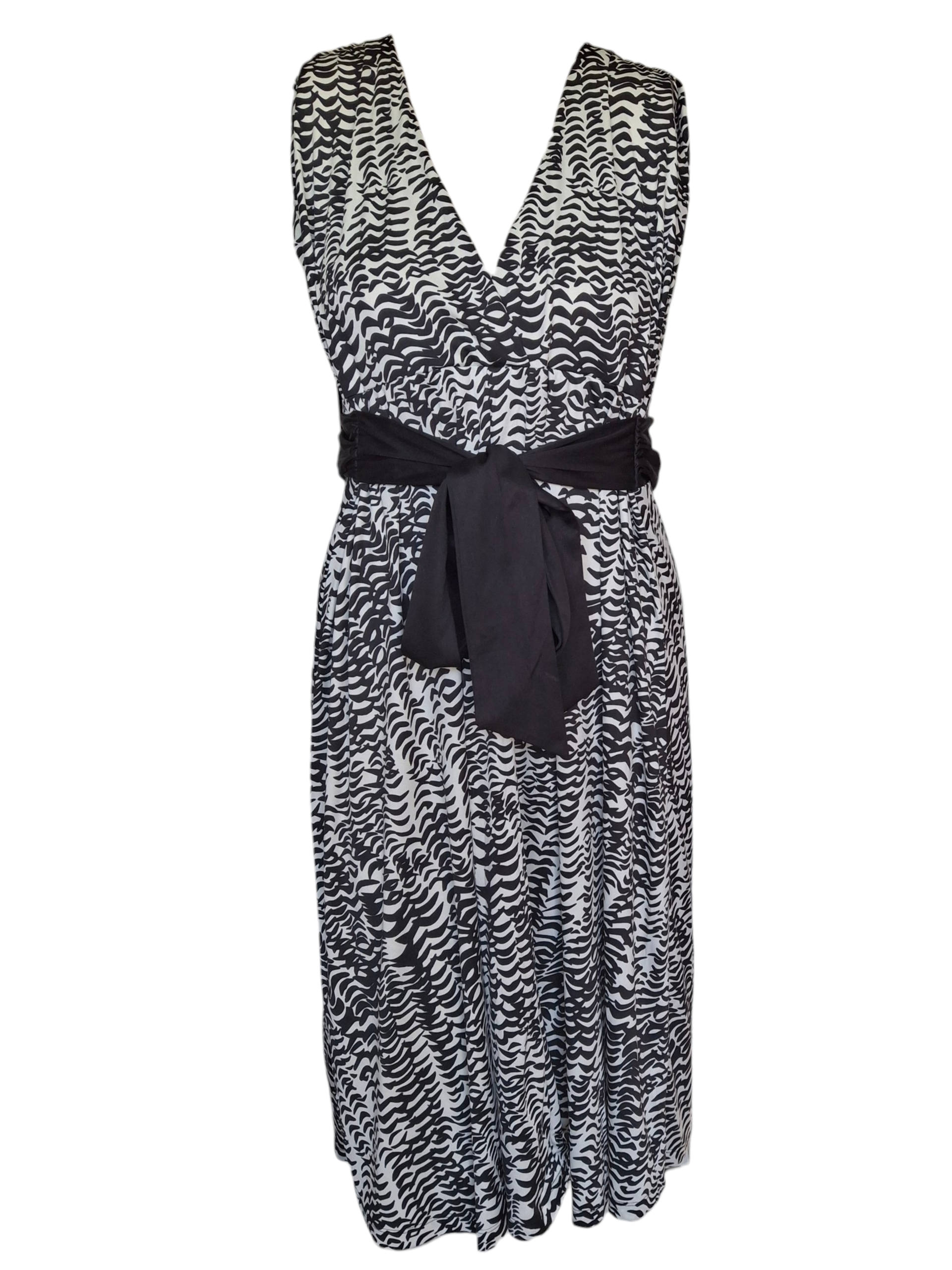 Robe imprimée à taille cintrée – Élégance & Fluidité - M&S (Marks&Spencer)