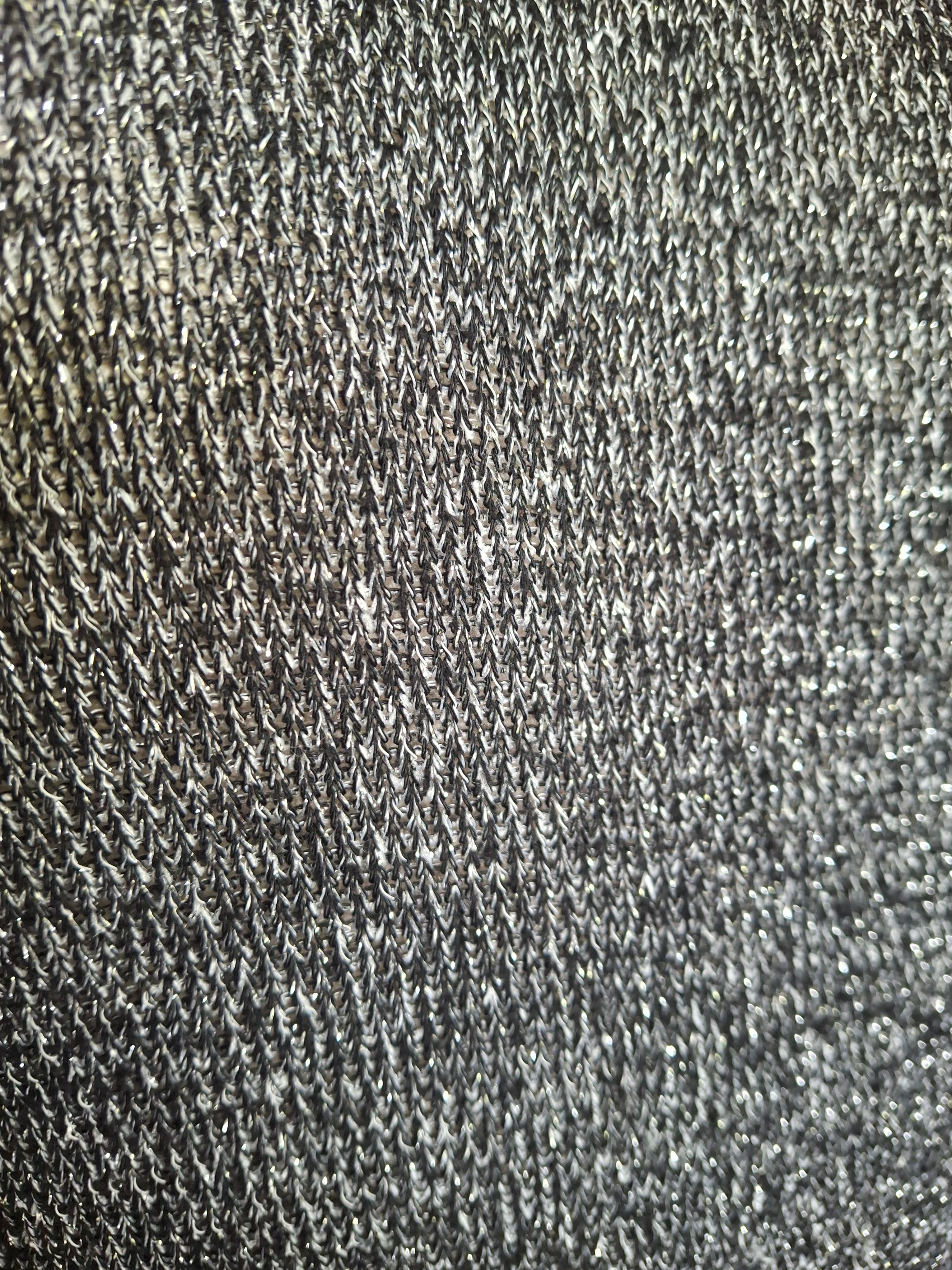 Haut en maille scintillante à col en V – Gris argenté - Gémo