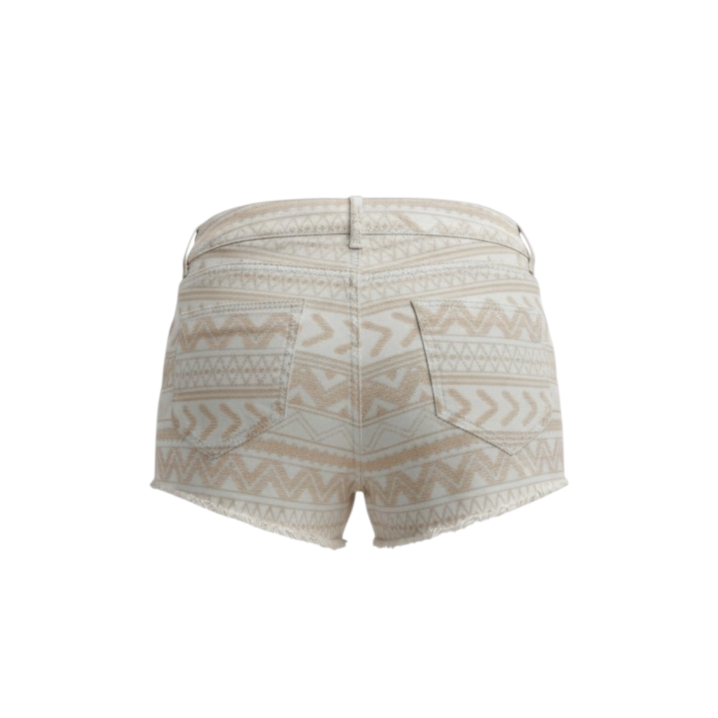 Short à motif ethnique et bords effilochés - Etam