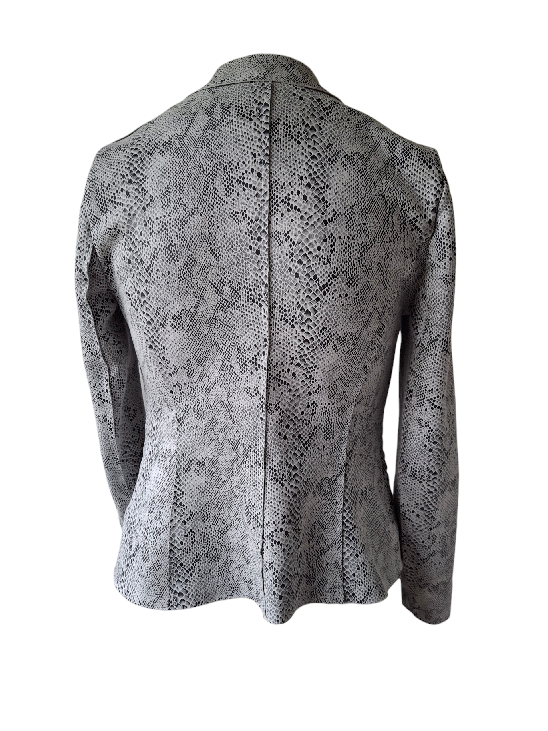 Veste Effet Peau de Serpent - Élégance Moderne - H&F Woman