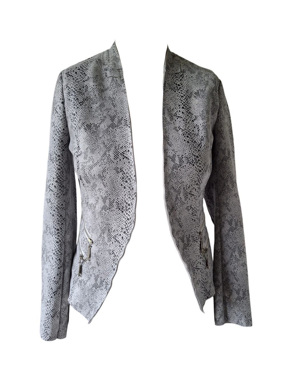 Veste Effet Peau de Serpent - Élégance Moderne - H&F Woman