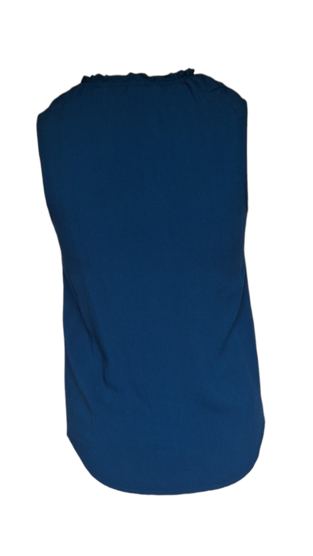 Blouse sans manches à col noué – Bleu pétrole - Kiabi
