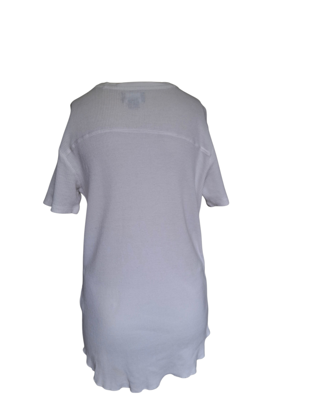 T-shirt long en maille gaufrée – Coupe décontractée - Pull&Bear