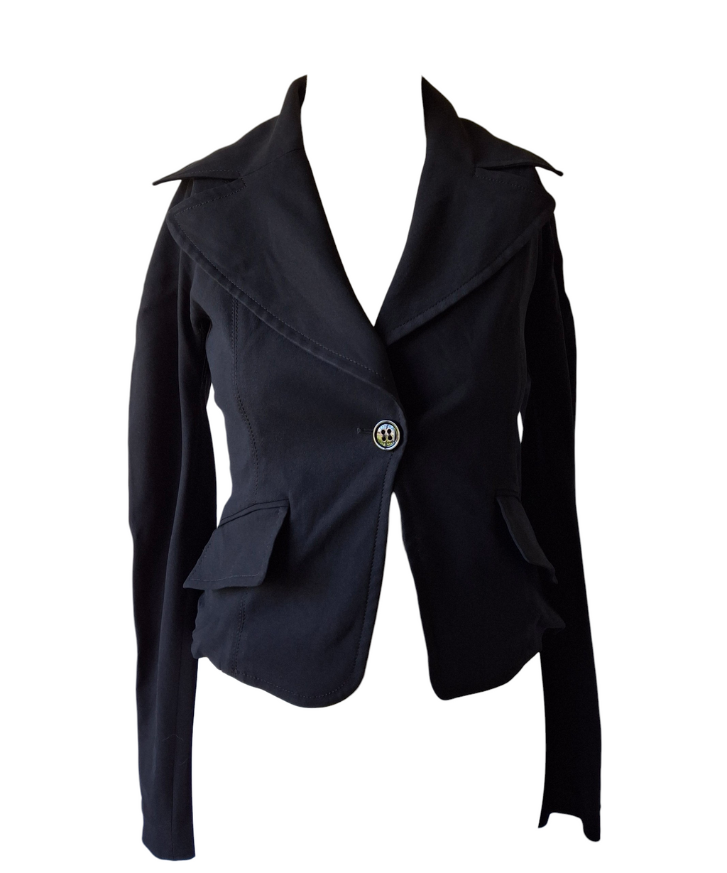 Blazer noir cintrée – L'Incontournable élégance moderne - Lorna Bosè